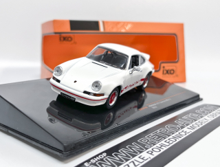 Porsche 911 Carrera RS 2.7 1973 bílá/červená IXO 1:43