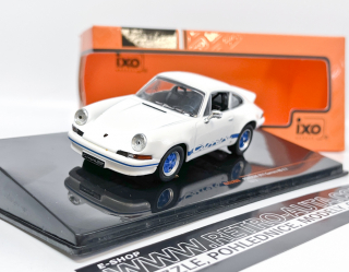 Porsche 911 Carrera RS 2.7 1973 bílá/modrá IXO 1:43