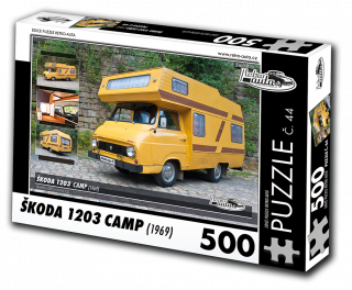 Puzzle č. 44 - ŠKODA 1203 CAMP (1969) 500 dílků
