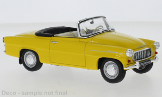 Škoda Felicia Convertible (1959) žlutá WHITEBOX 1:24