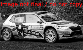  Skoda Fabia Rally2 EVO No.20 WRC Rally Monza 2021 IXO 1:43