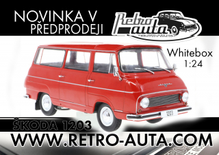 Škoda 1203 (1968) 1:24 ČERVENÁ WHITEBOX