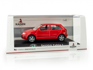 Škoda Fabia Hatchback Červená Rallye 1:43