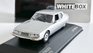 Citroën SM (1970) Stříbrná - WHITEBOX 1:43