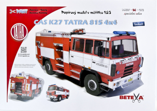 Tatra 815 4x4 CAS K27 - papírový model 1:25
