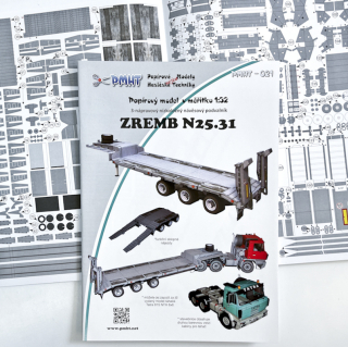 ZREMB N25-31 - papírový model 1:32