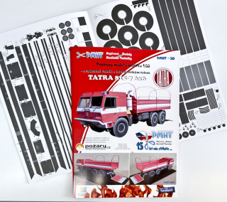  TATRA 815-7 6x6 Valník - papírový model 1:32