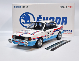 Škoda 130 LR n. 18 rally Bohemia 1986 FOX18 1:18 