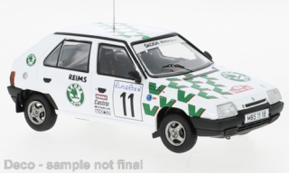 Škoda Favorit, No.11, Rally Monte Carlo , E.Triner/J.Klima, 1993 IXO 1:43