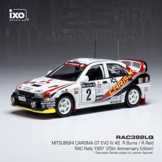 Mitsubishi Carisma GT EVO IV, No.2, Rallye WM, RAC Rally IXO 1:43