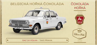 GAZ 24 Volha Taxi Praha - hořká čokoláda 100 g