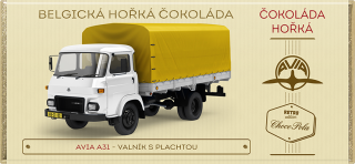 Avia A31 valník s plachtou - hořká čokoláda 100 g