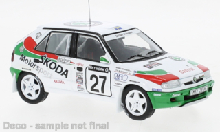  Skoda Felicia Kit Car, No.27, RAC Rally, S.Blomqvist/B.Melander, 1996 IXO 1:43