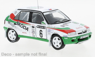  Skoda Felicia Kit Car, No.6, RAC Rally, P.Sibera/P.Gross, 1996 IXO 1:43