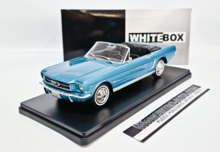 Ford Mustang Convertible - Tyrkysová metalíza - Whitebox 1:24