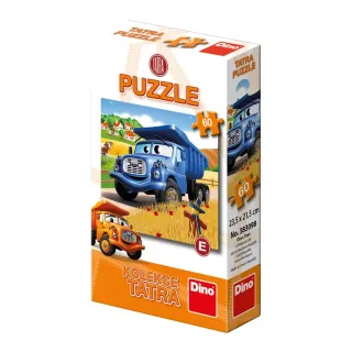 Puzzle Tatra auta 60 dílků - Modrá