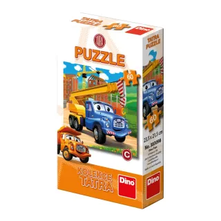 Puzzle Tatra auta 60 dílků - Jeřáb