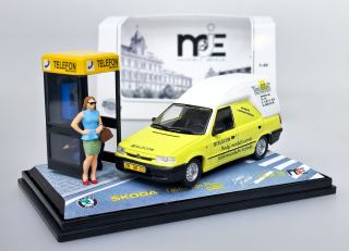 Dioráma Škoda Felicia Van Plus Telecom 1:43