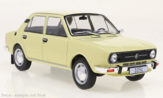 Škoda 105 L (1976) Žlutá WHITEBOX 1:24 