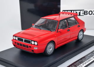 Lancia Delta Integrale 16V (1989) Červená  WHITEBOX 1:24 
