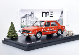 Škoda 105 L Vánoční Edice - Červená - MJ 1:43