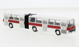 Ikarus 280 Kloubový autobus Červená/Bílá Brekina 1:87