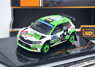 Škoda Fabia Rally2 EVO No.21 Rallye Estland A.Mikkelsen/T.Eriksen IXO 1:43