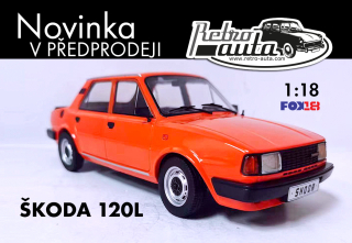 Škoda 120 L Červená FOX18 1:18 