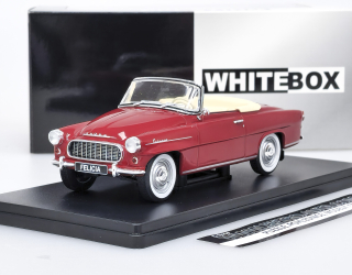 Škoda Felicia Convertible (1959) tmavě červená WHITEBOX 1:24