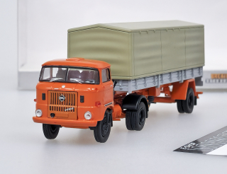IFA W 50 PP-SZ - Oranžová/Černá Brekina 1:87
