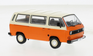VW T3 Caravelle 1981 - Oranžová/Béžová IXO 1:43 