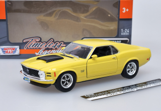 Ford Mustang Boss 429 (1970) Žlutá/Černá Motormax 1:24