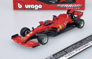  Ferrari F1 SF1000 #5 Sebastian Vettel 2020 Austria GP-bez figurky-Bburago 1:43