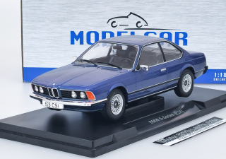  BMW 6er (E24) 1976  - Tmavě modrá metalíza MCG 1:18