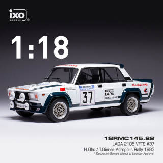 Lada 2105 VFTS #37 H.Ohu/T.Diener Rally Acropolis 1983 IXO 1:18