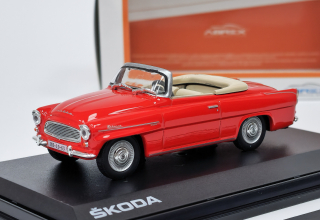 Škoda Felicia Roadster (1963) - Červená Světlá ABREX 1:43 