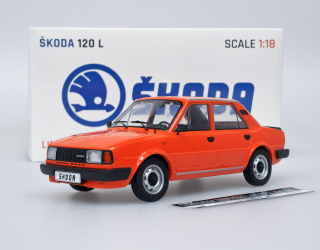 Škoda 120 L Červená FOX18 1:18 