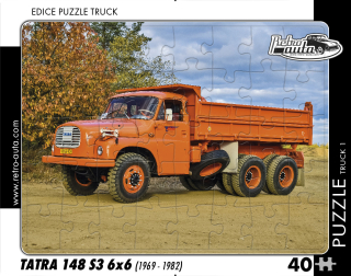 Puzzle TRUCK 01 - Tatra 148 S3 6x6 (1969 - 1982) 40 dílků