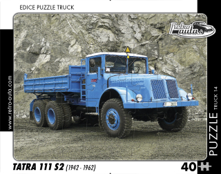Puzzle TRUCK 14 - Tatra 111 S2 (1942 - 1962) 40 dílků