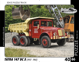 Puzzle TRUCK 24 - Tatra 147 DC 5 (1957 - 1961) 40 dílků