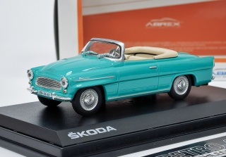 Škoda Felicia Roadster (1963) - Tyrkysová ABREX 1:43
