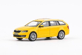 Škoda Octavia III Combi (2013) Žlutá Taxi ABREX 1:43