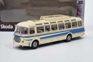 Škoda 706 RTO Lux - Světle Béžová/Modrá Brekina 1:87