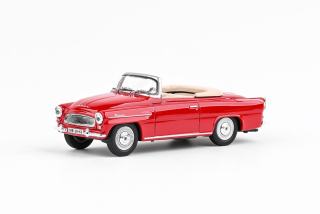 Škoda Felicia Roadster (1963) - Červená Tmavá ABREX 1:43