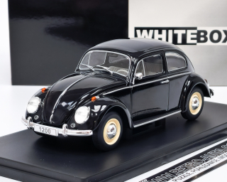 Volkswagen Beetle 1200 (1960) černá Whitebox 1:24