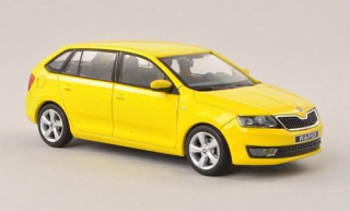 Škoda Rapid Spaceback (2013) - sprint yellow uni ABREX 1:43