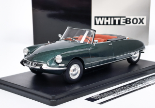 Citroën DS 19 Cabriolet (1963) Tmavě zelená metalíza - WHITEBOX 1:24