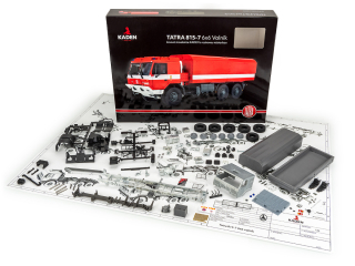 Stavebnice TATRA 815-7 6x6 valník hasič KADEN 1:43