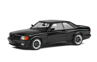 Mercedes-Benz 560 SEC AMG Wide Body (1990) Black Uni SOLIDO 1:43