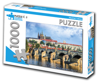 PUZZLE TOURIST č. 2 - Pražský hrad 1000 dílků 
